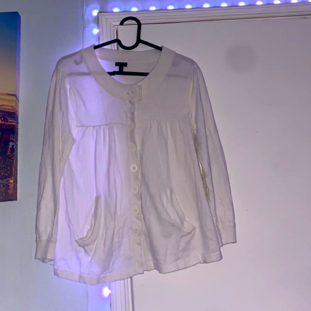❤️❤️ Madison White Long Sleeve Cardigan